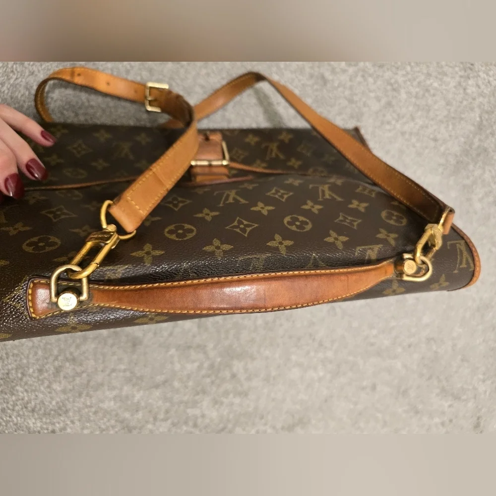 Louis Vuitton Monogram Beverly Briefcase Tote Satchel Shoulder Bag